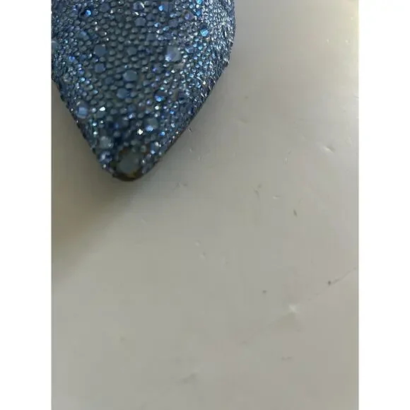 Betsy Johnson SB Cady Rhinestone Ankle Boots Booties Size 6 Light Blue NEW - Picture 12 of 13